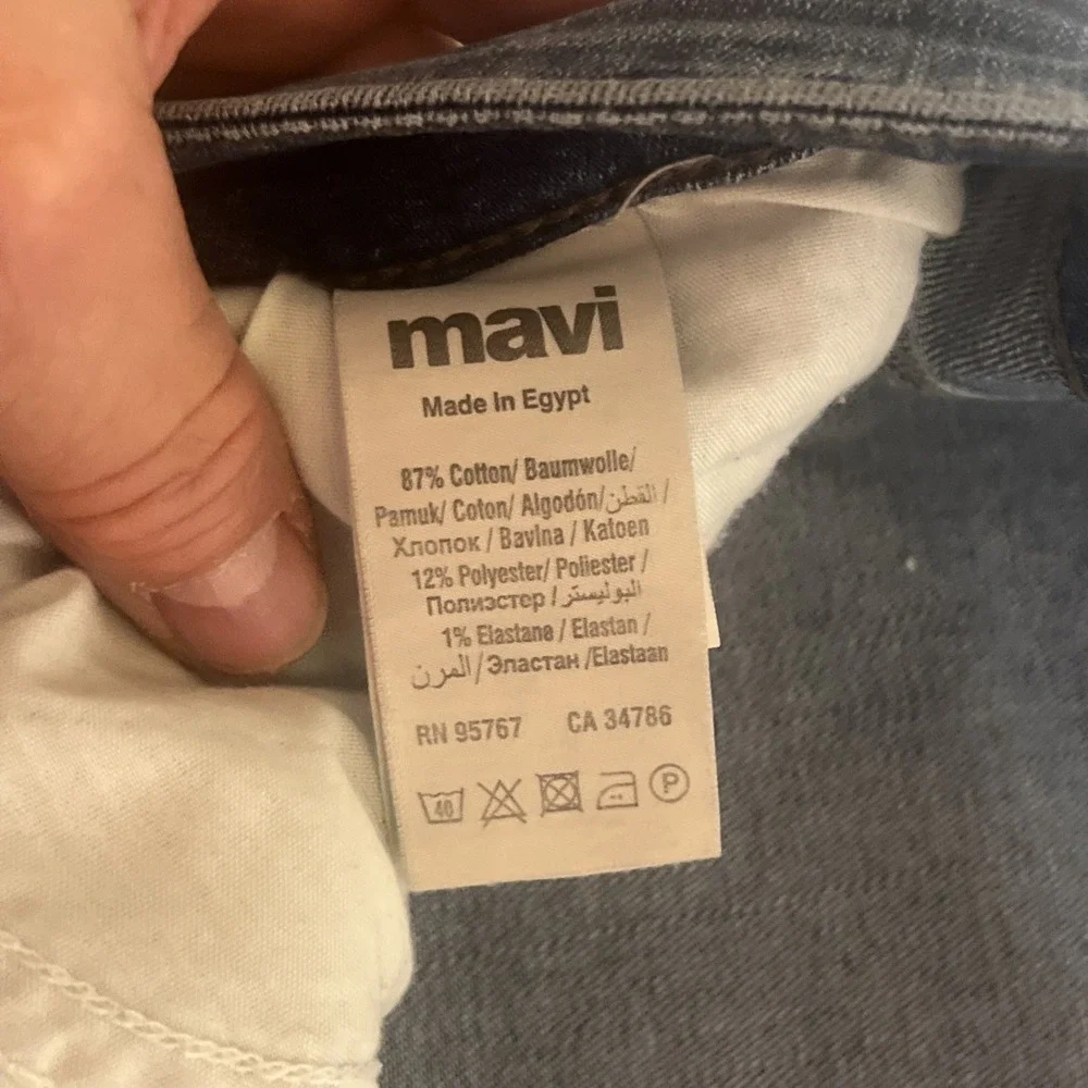 Mavi Jake‎ Slim Leg Jeans Mens Size 33x30 Med Blue Denim Cotton Stretch Comfort